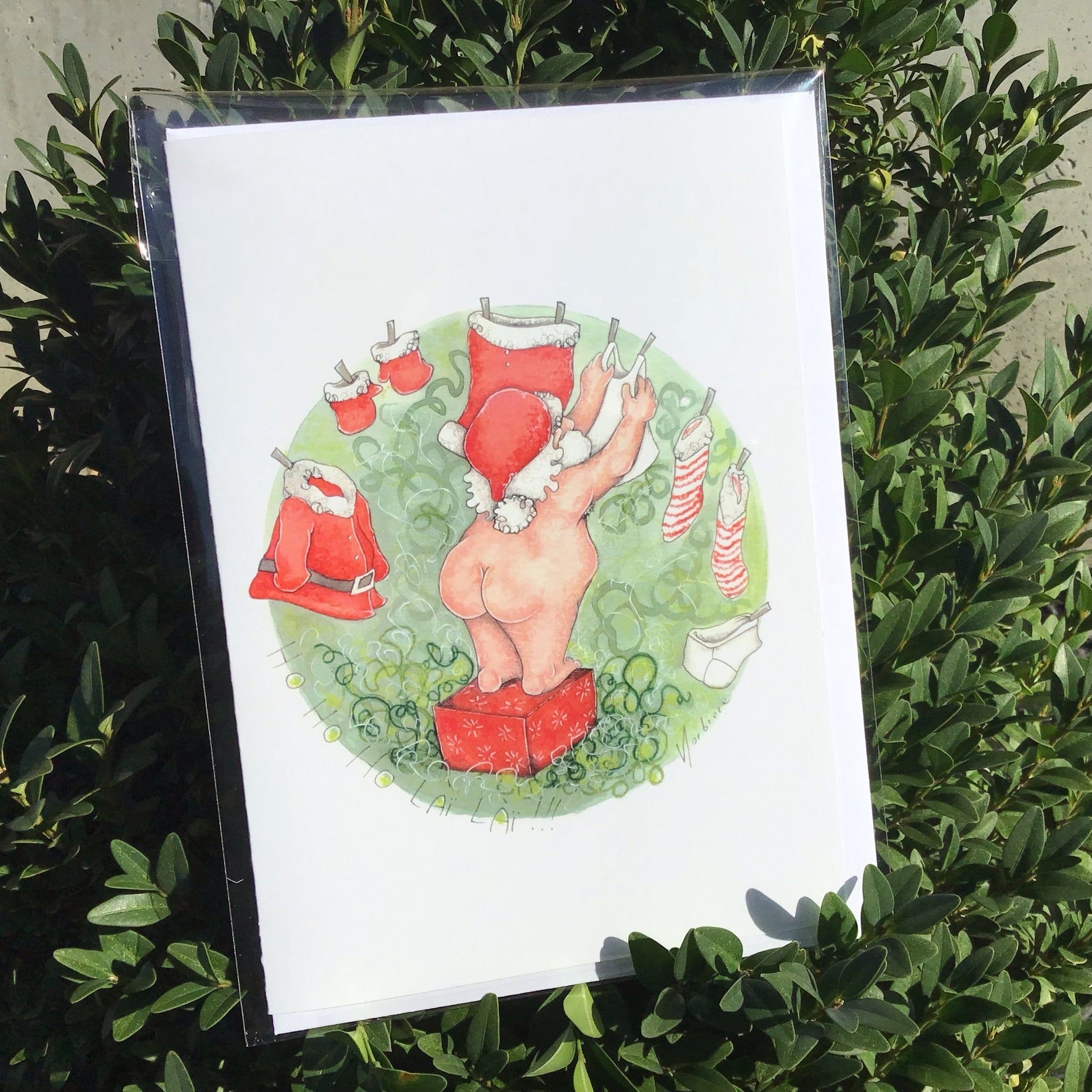 Carte de souhaits - Ho Ho Ho Laï Laï