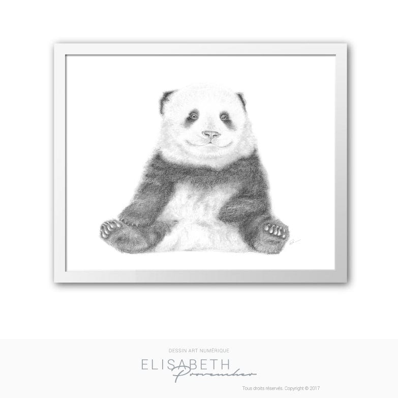 Bao Di petit panda - Affiche