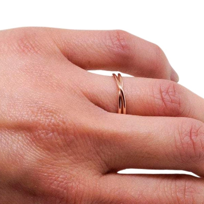 Bague Nœud croisé