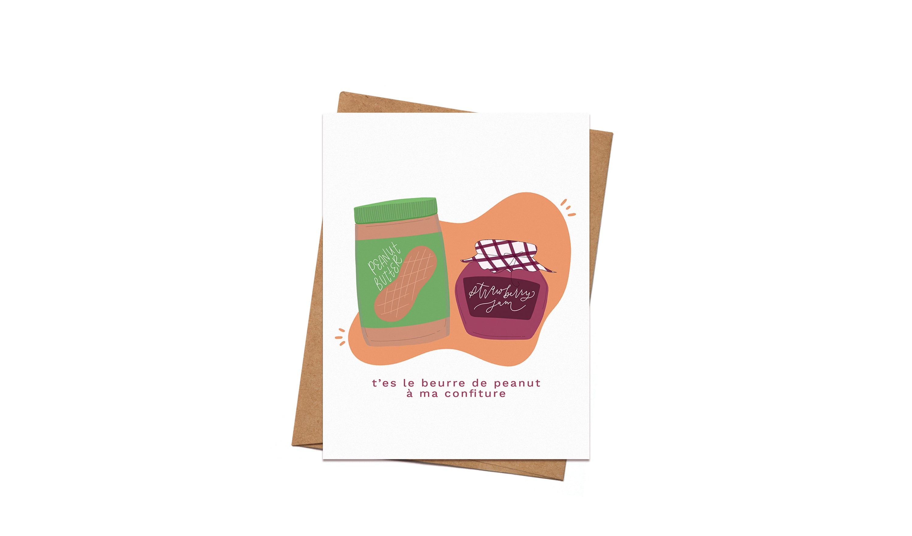Carte de souhaits - Beurre de peanut
