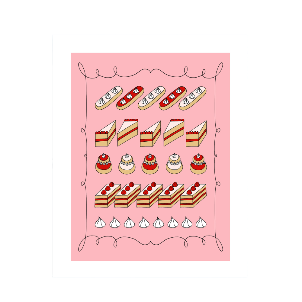 Affiche - Pâtisseries