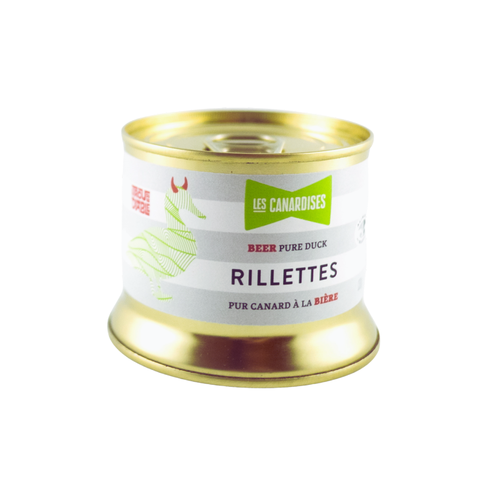 Rillettes pur canard à la bière