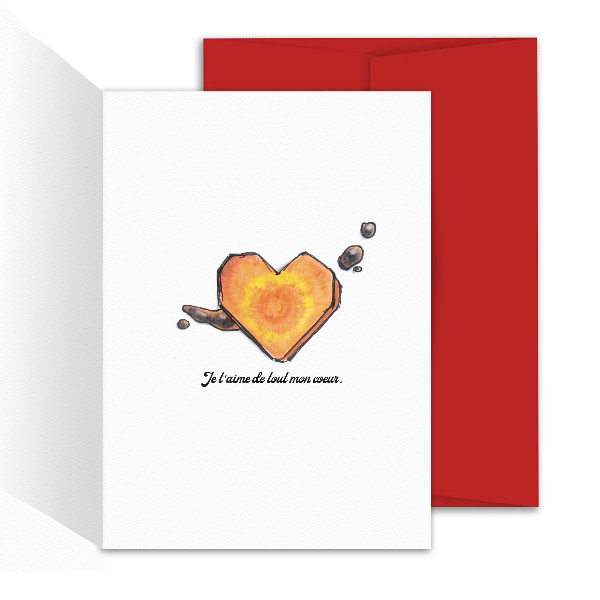 Carte de souhaits - Amour - Dumpling