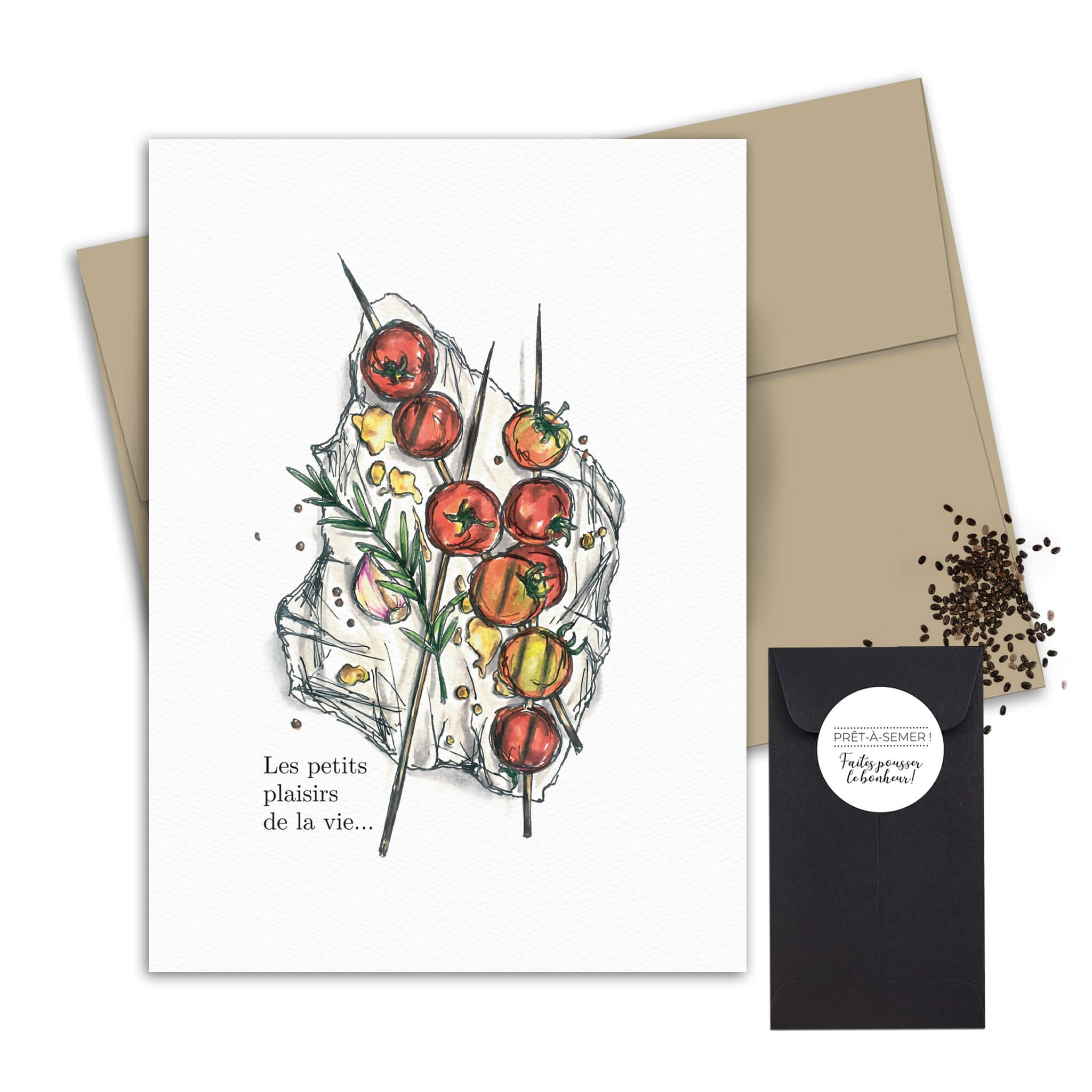 Carte de souhaits - Fête des pères - Tomates