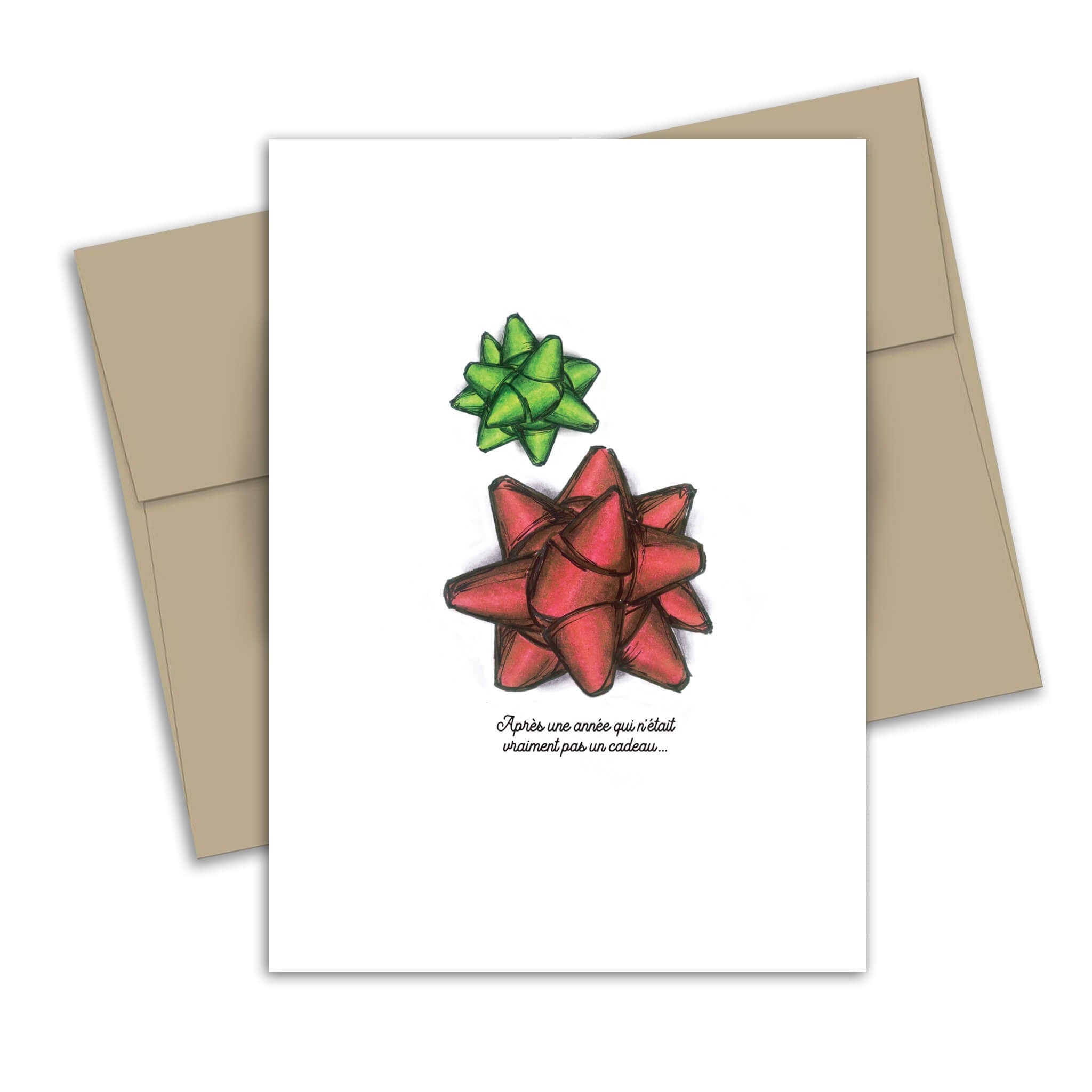 Carte de souhaits - Gros chou de cadeau