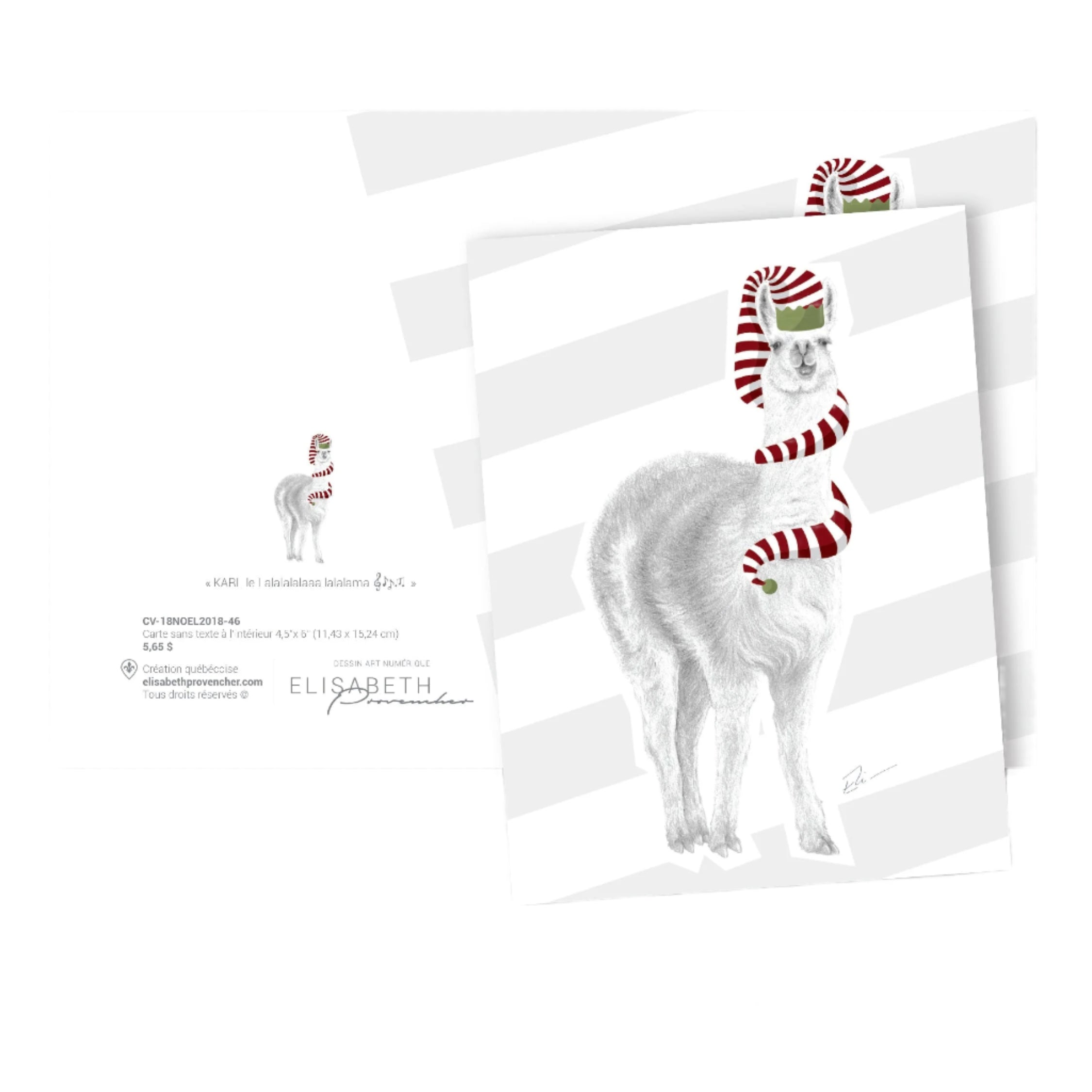 Carte de souhaits - Karl le lalalalama