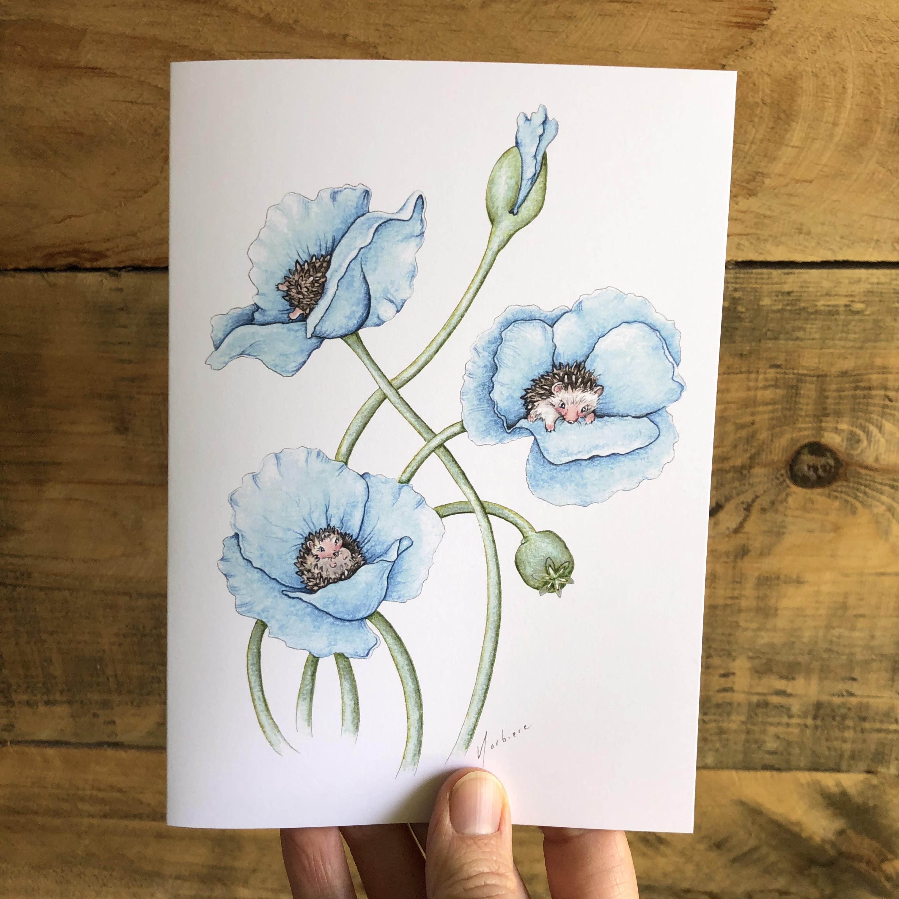 Carte de souhaits - Nids douillets