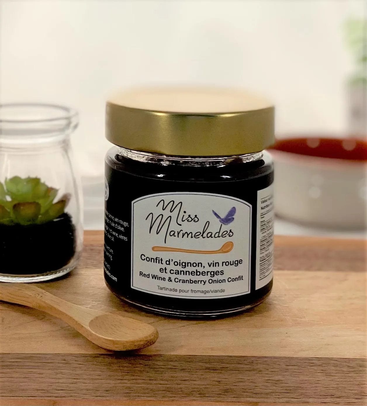 Confit d’oignon - Vin rouge et canneberges