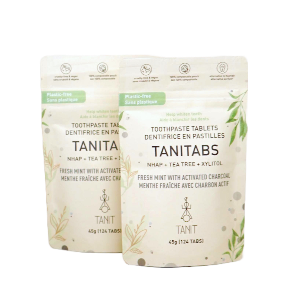 Dentifrice en pastilles - Menthe Fraîche et Charbon Actif