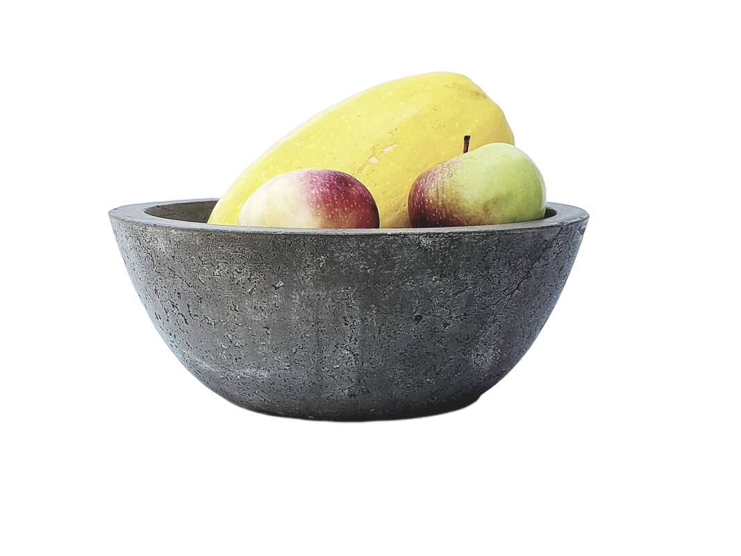Feuillée - Bol rond en béton