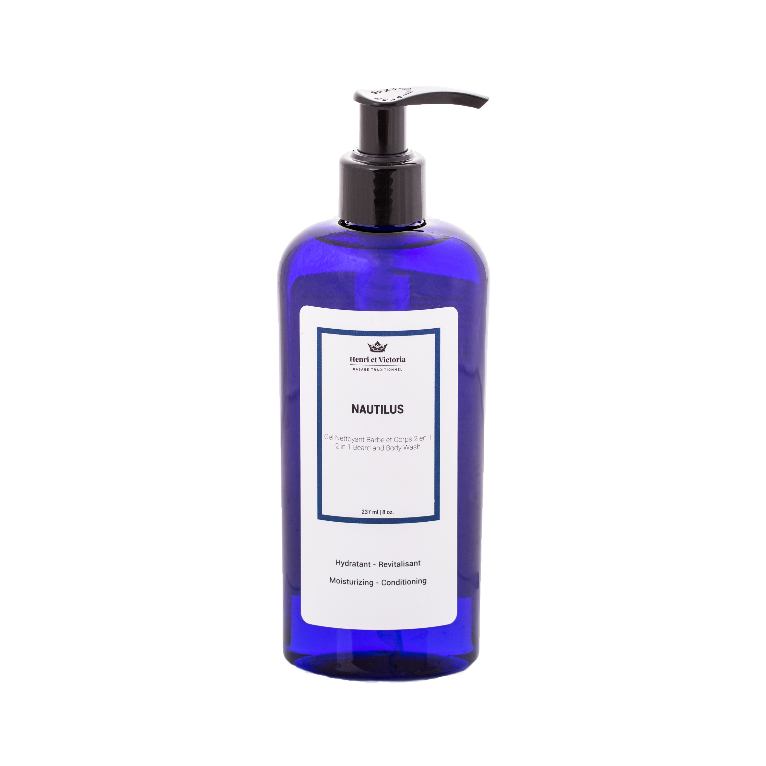 Gel nettoyant 2 en 1 barbe et corps