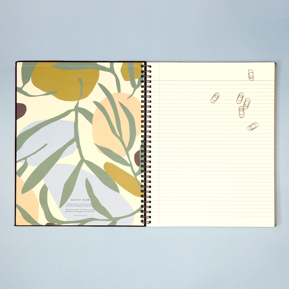 Grand cahiers à reliure spirale | Choisissez votre couleur