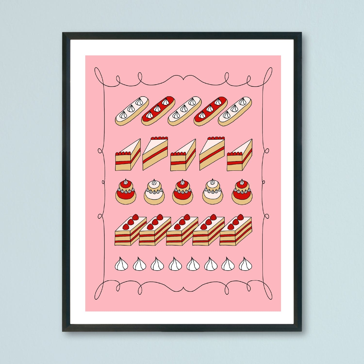 Affiche - Pâtisseries