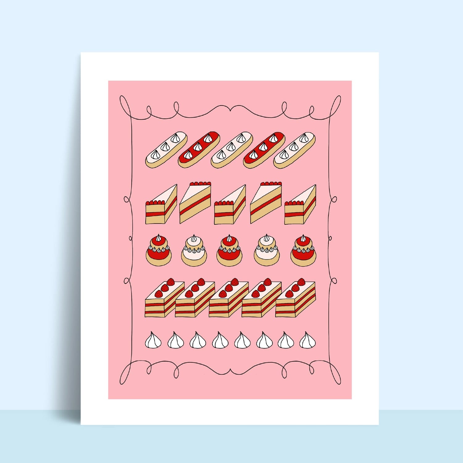 Affiche - Pâtisseries