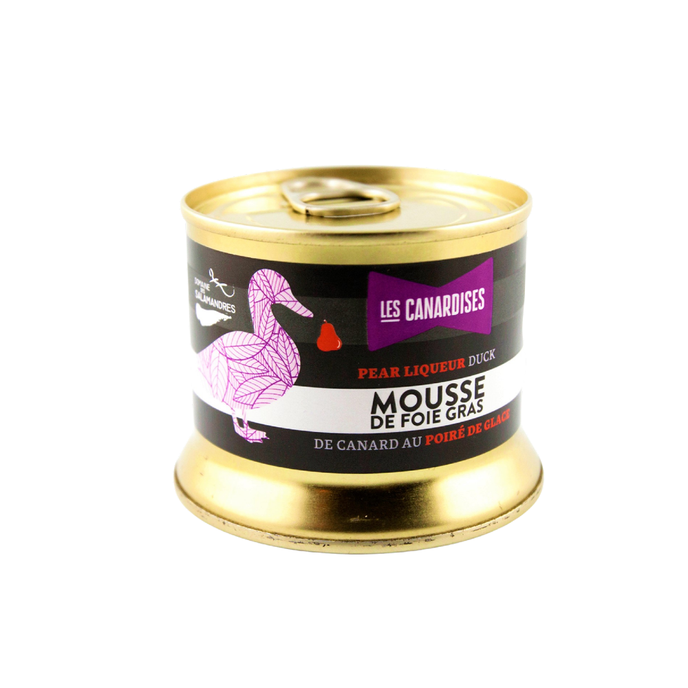 Mousse de foie gras de canard au poiré de glace
