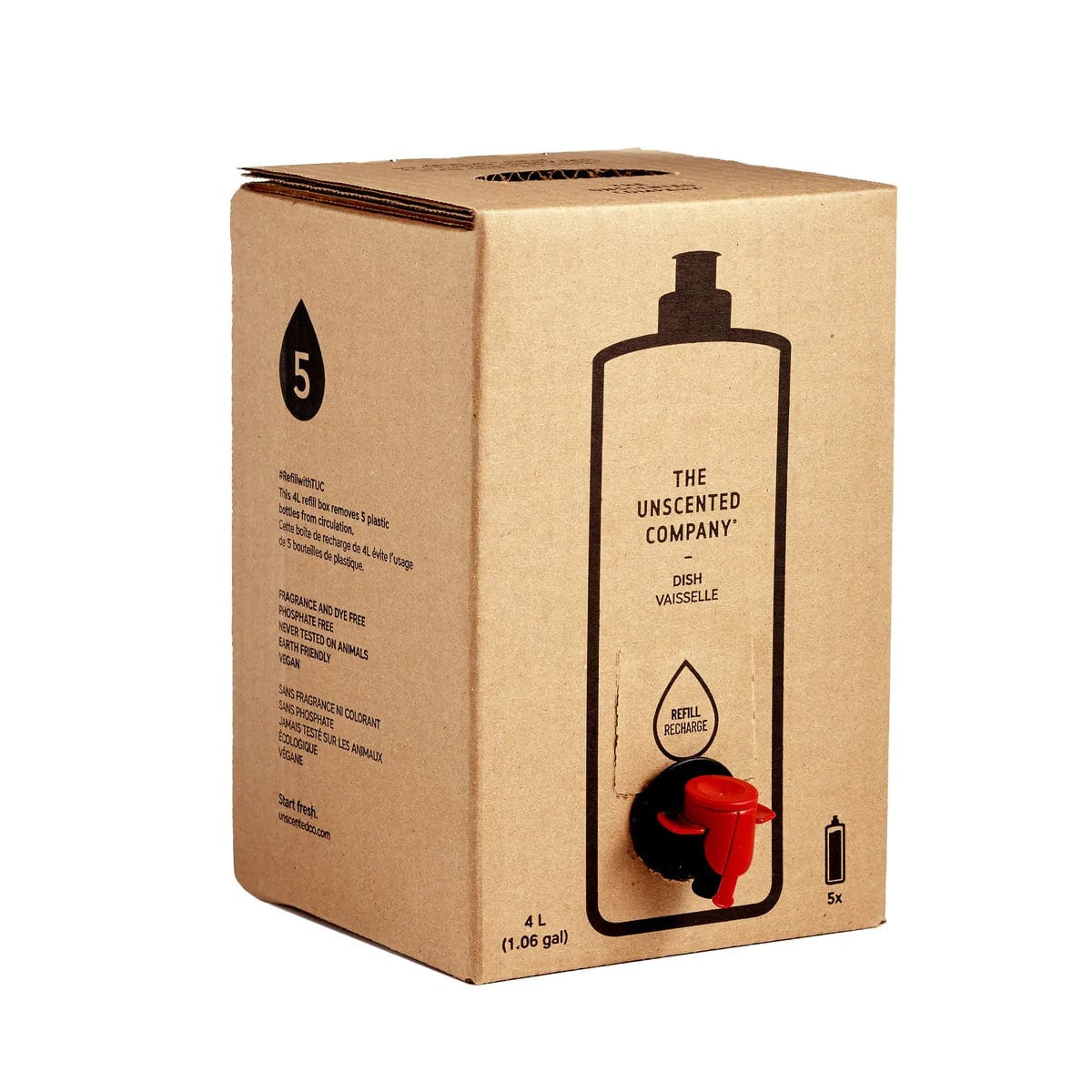 Recharge 4L pour la maison - Liquide à vaisselle