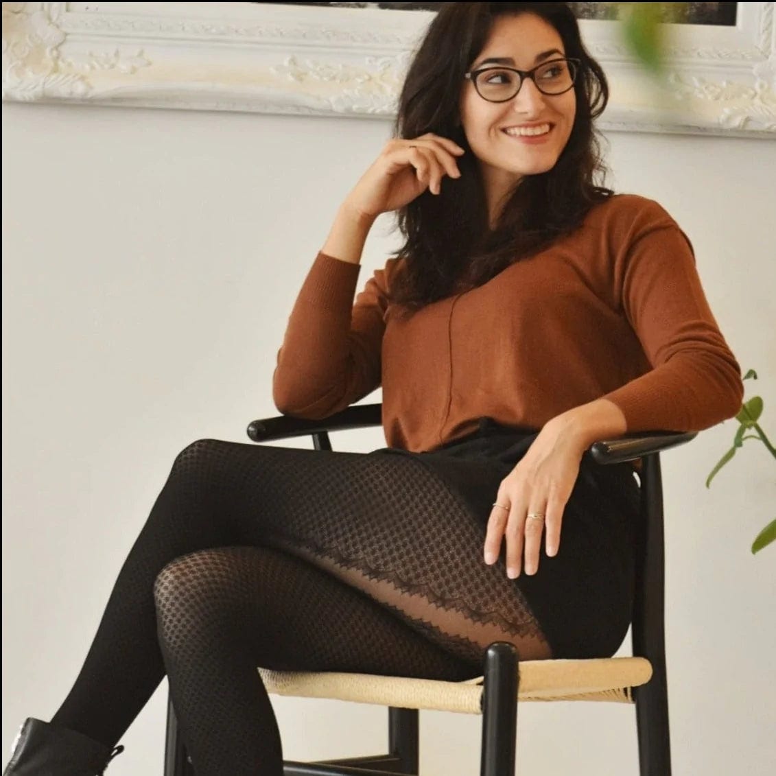Bas collants - Motif Scarlett indéchirables