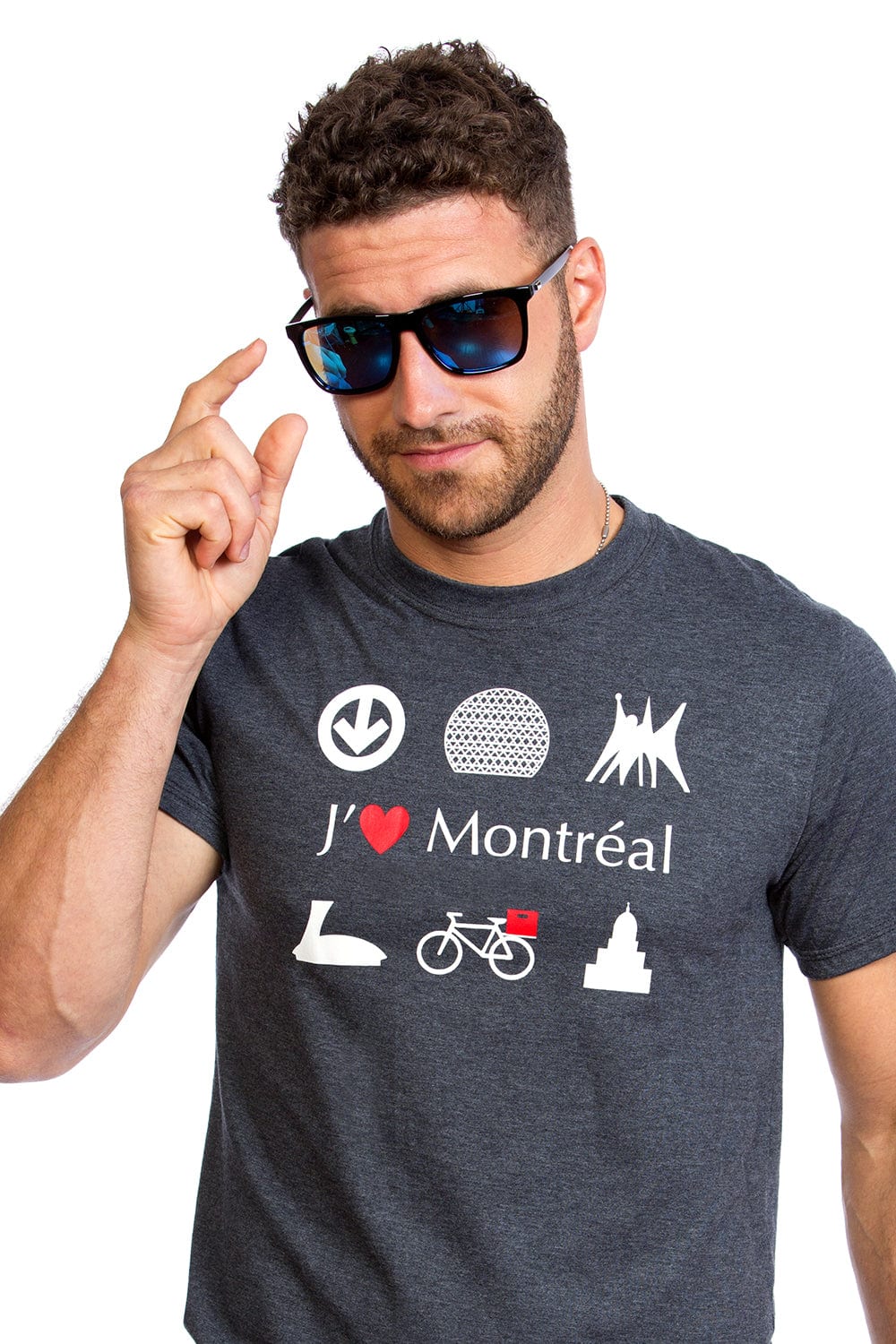 T-shirt pour homme - J'aime Montréal