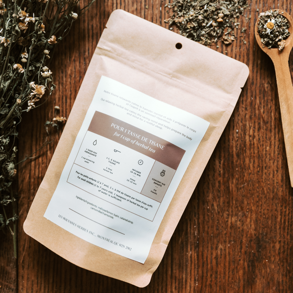 Tisane relaxante - Camomille et Cataire