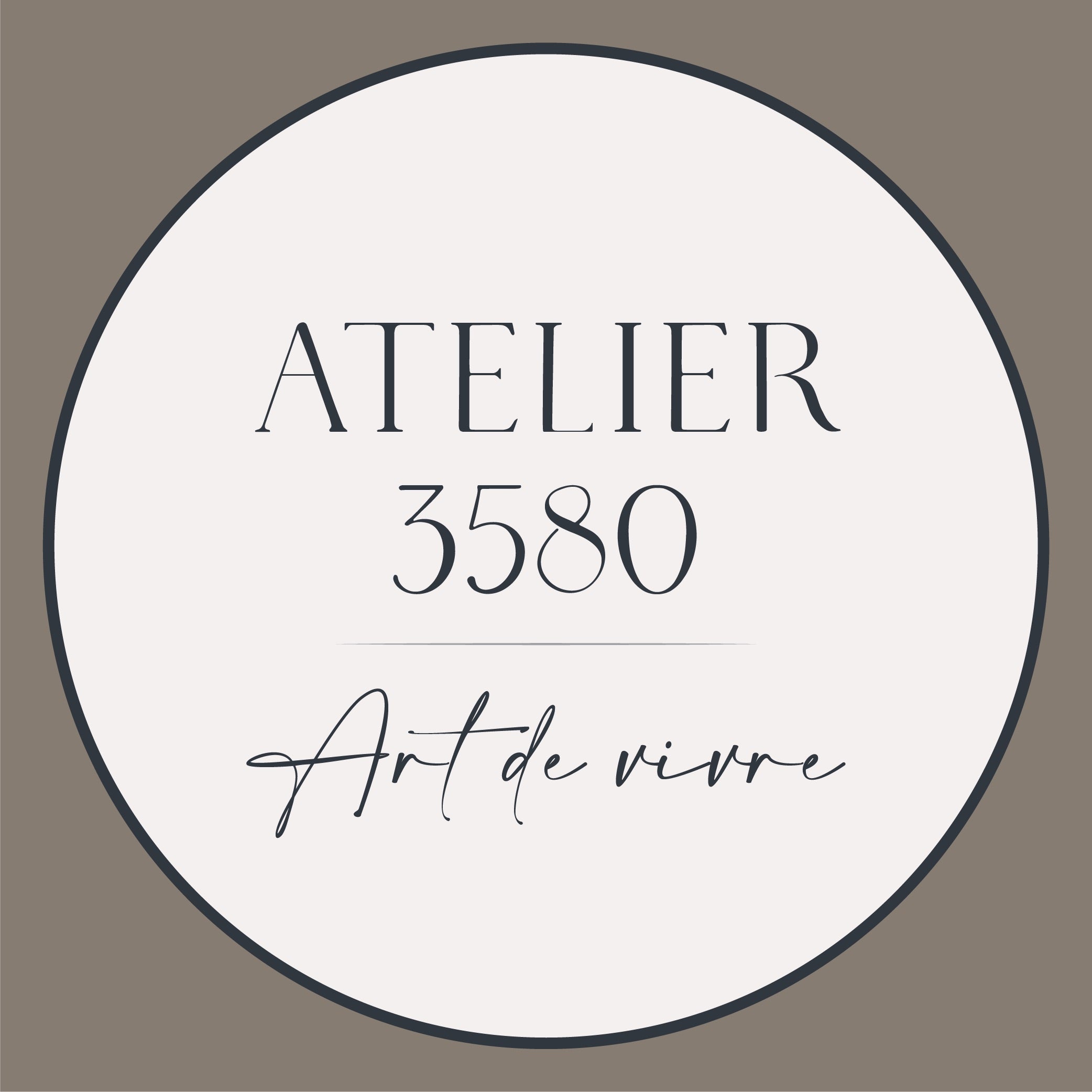 Logo Atelier3580 art de vivre