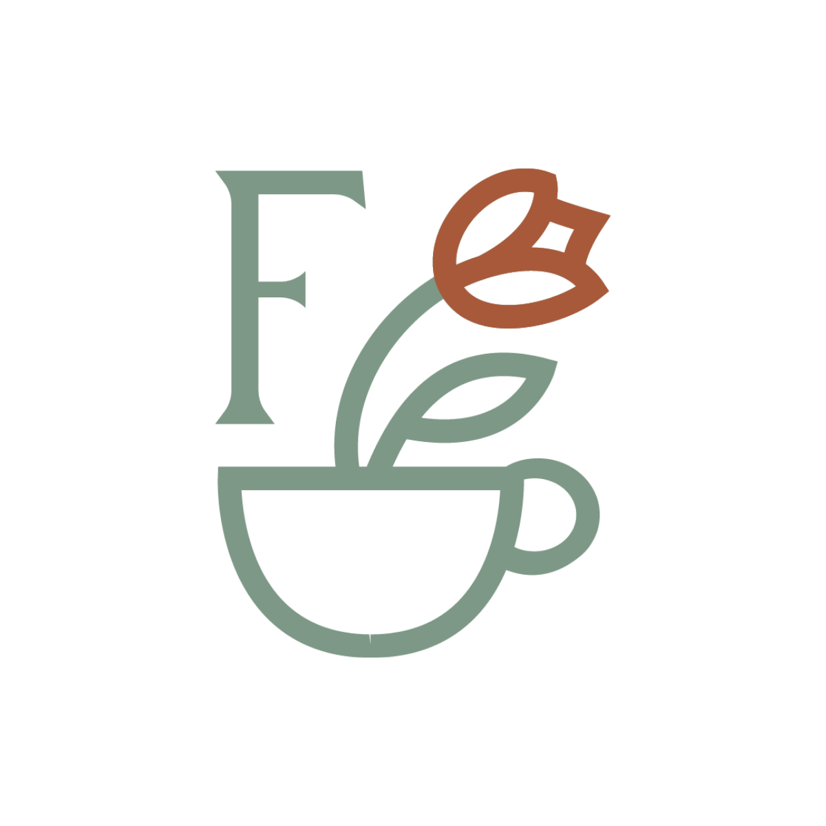 Logo À fleur de terre par Stéphanie Fauteux