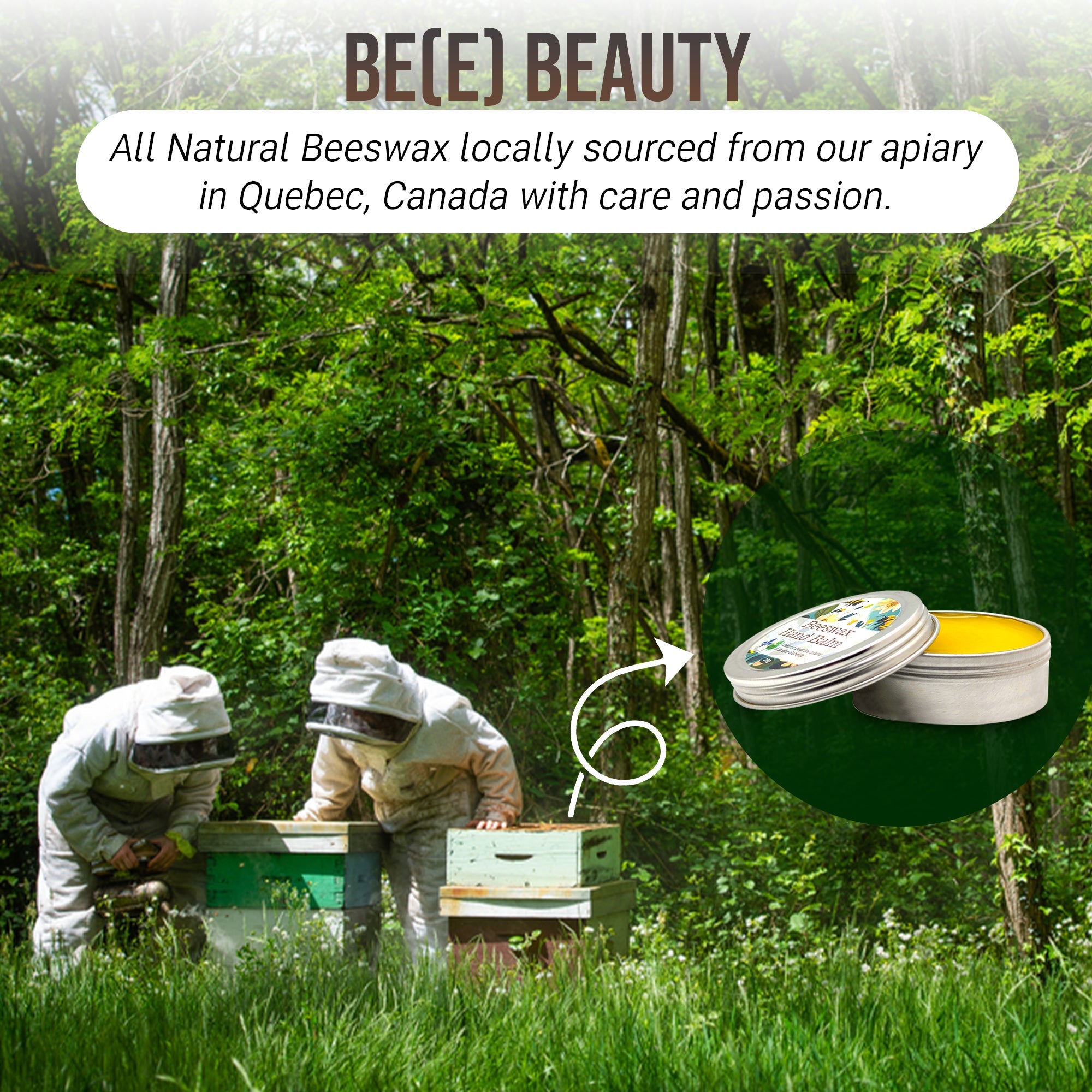 Baume hydratant à la cire d'abeille – Hydrate naturellement les lèvres et la peau