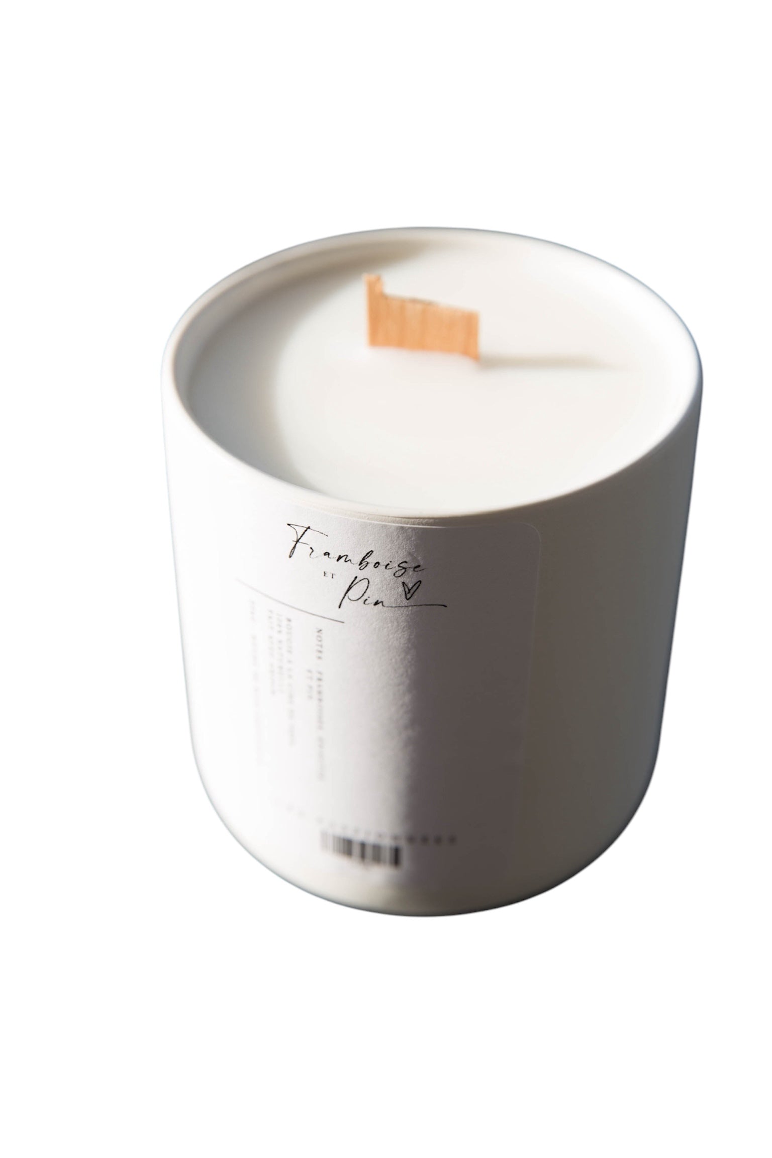 Bougie de soya - Rechargeable - Framboise & Pin