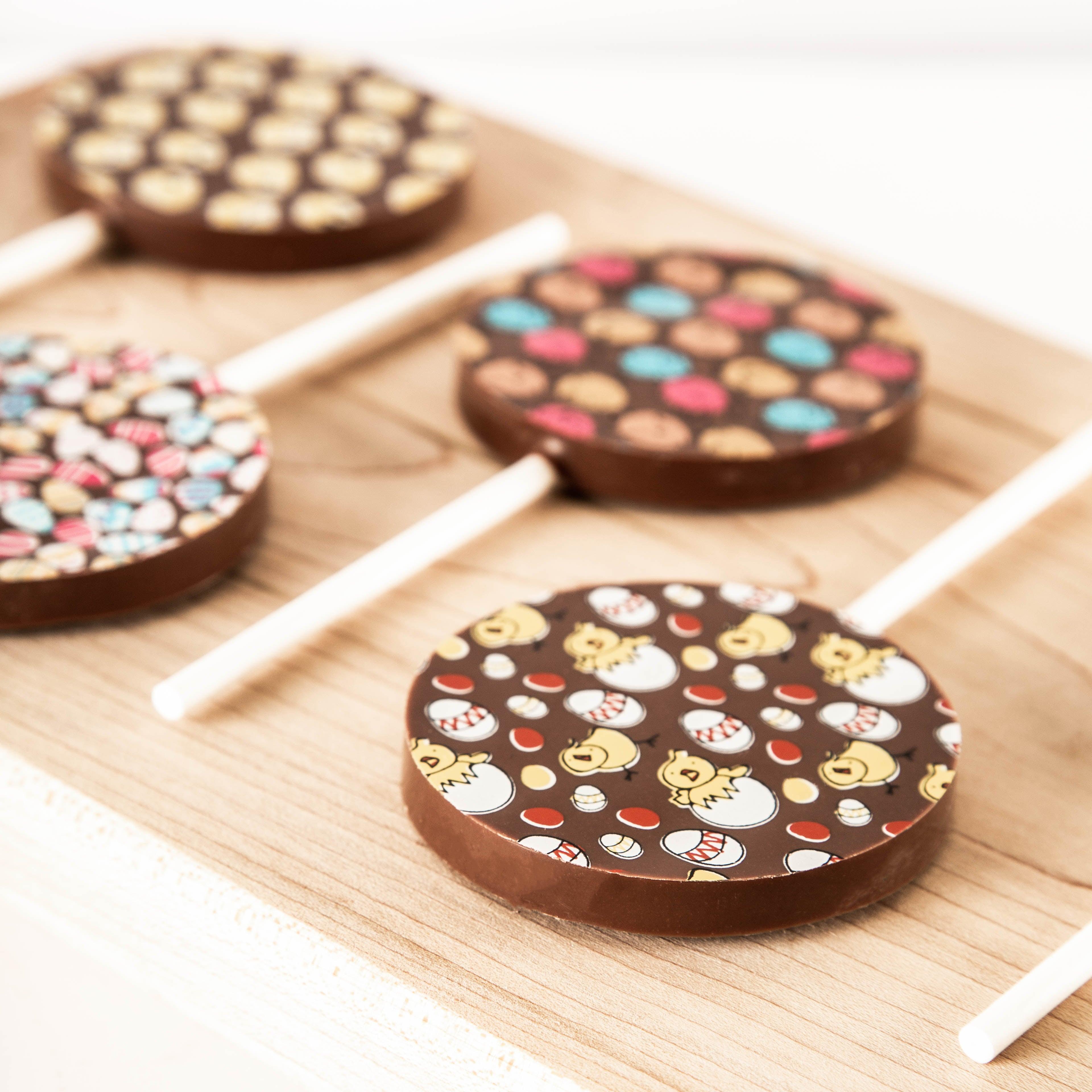 Sucette de Pâques - Couleur Chocolat