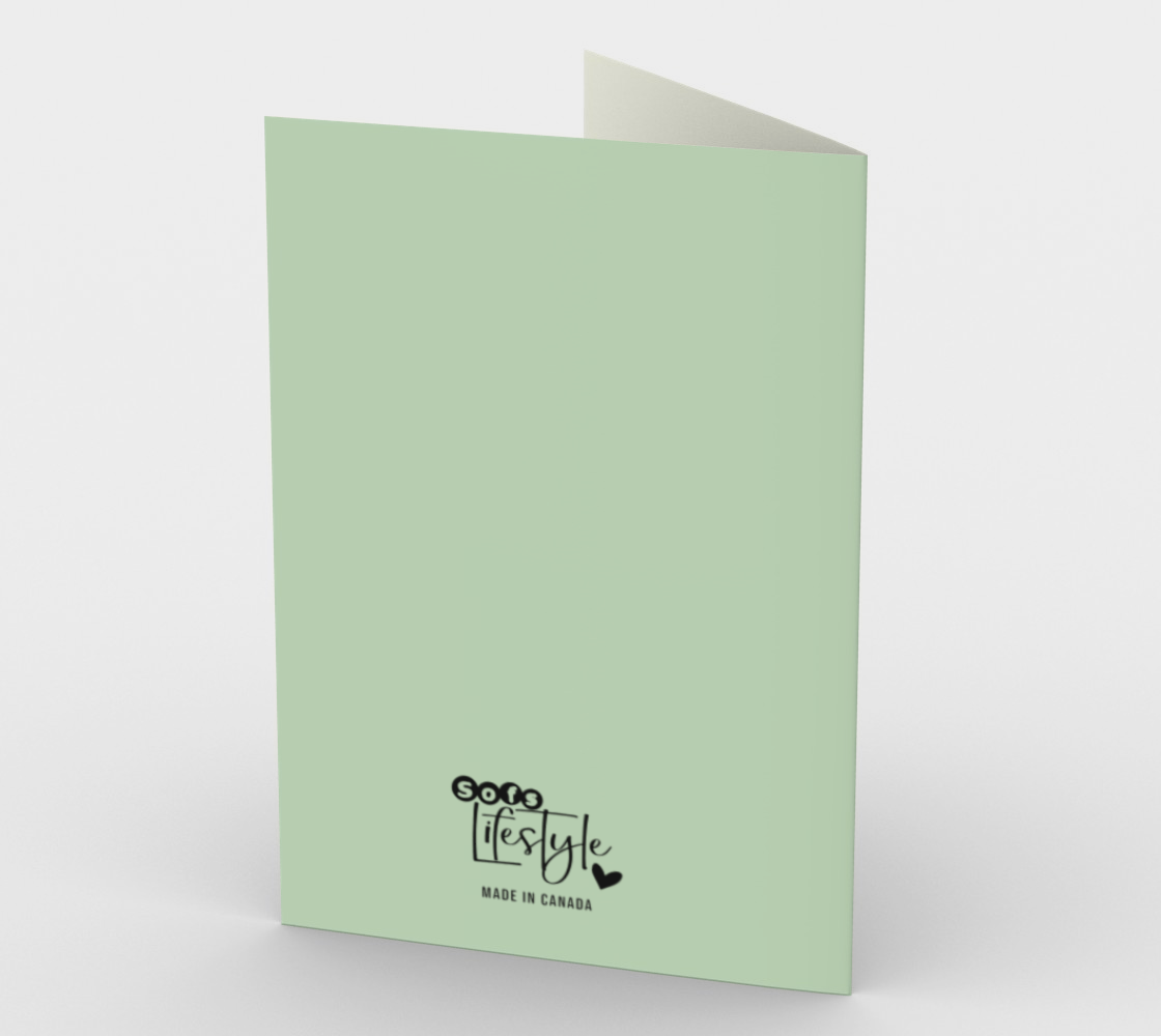 Ensemble de 3 cartes de souhaits "Ski de printemps"