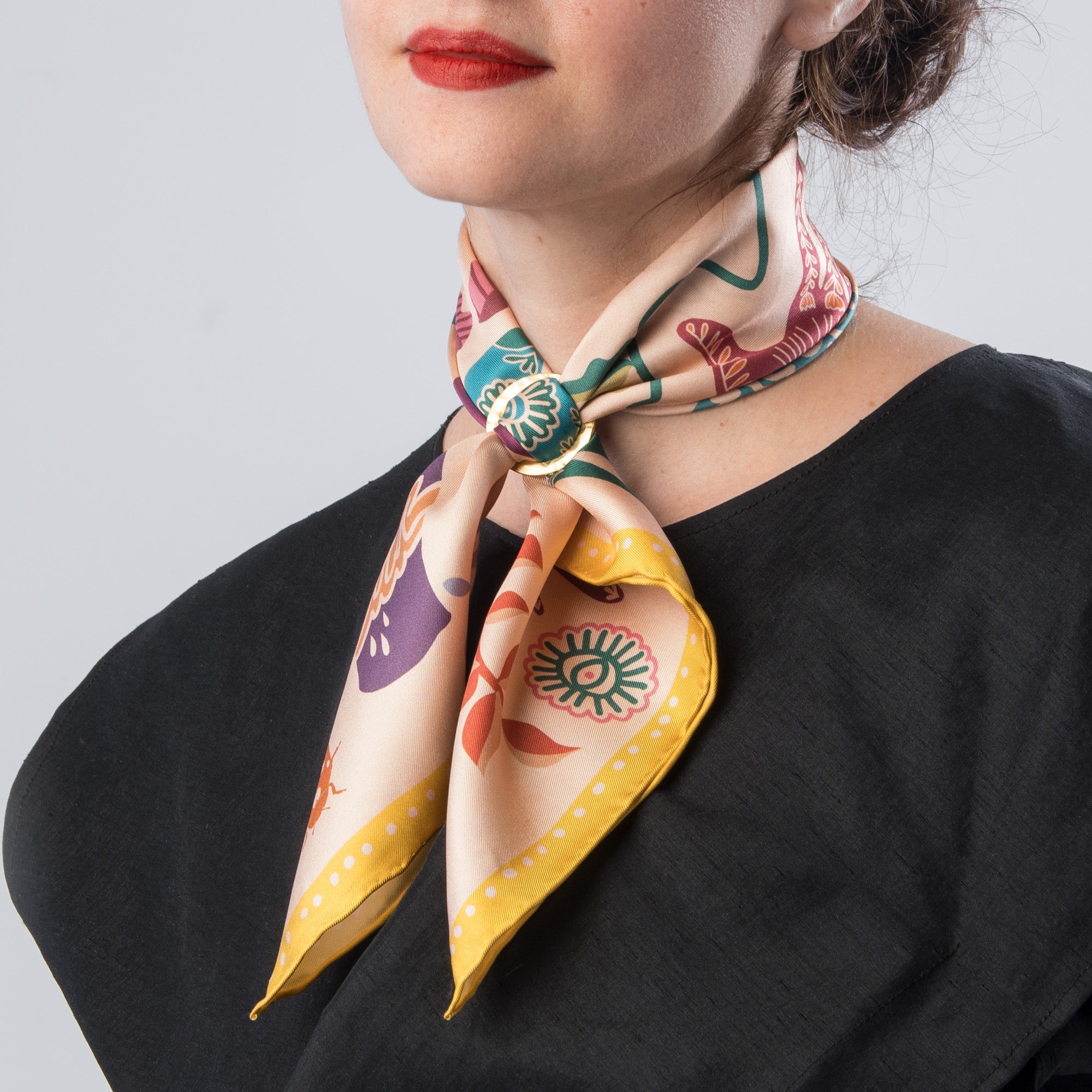 Petit Foulard 'Le Gardien'