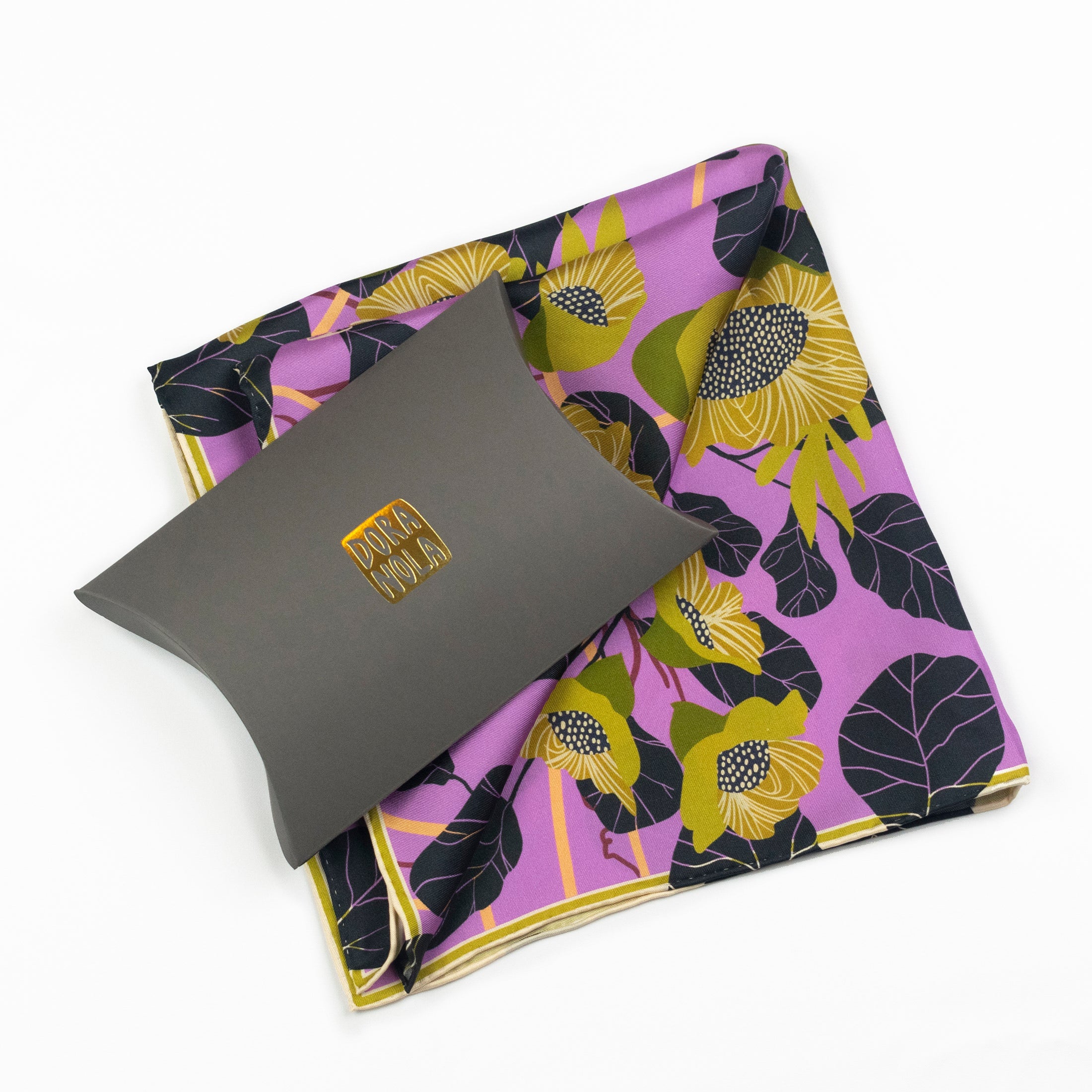 Petit foulard 'Le Jardin de Rosie'