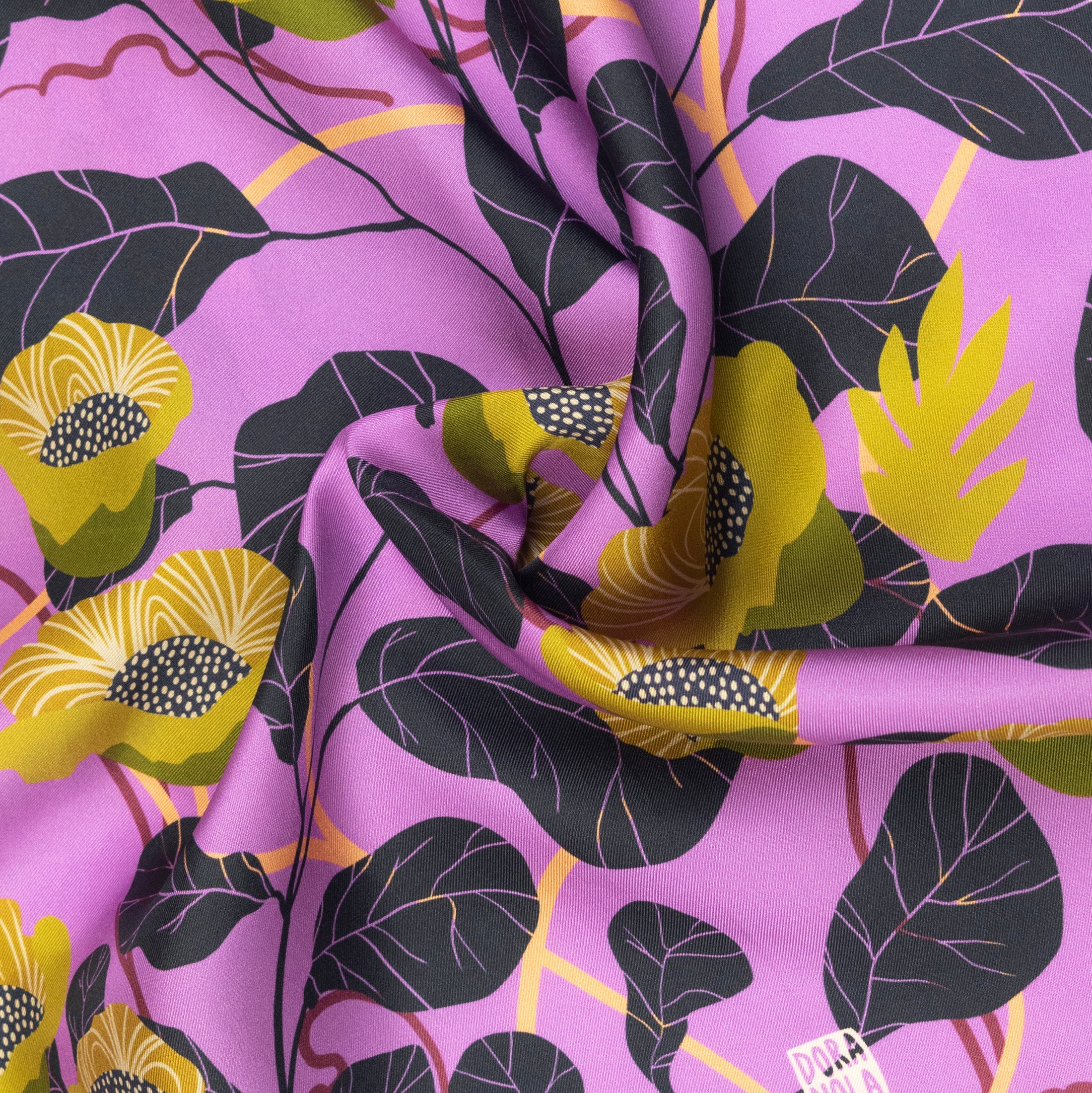 Petit foulard 'Le Jardin de Rosie'