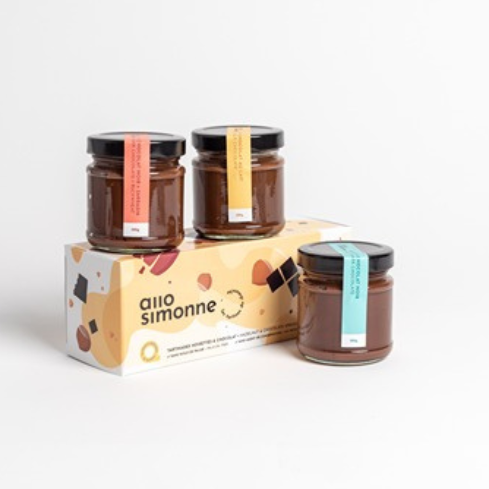 Tartinade, tablette et bouchées au chocolat pour 1 à 2 personnes - Allo Simonne