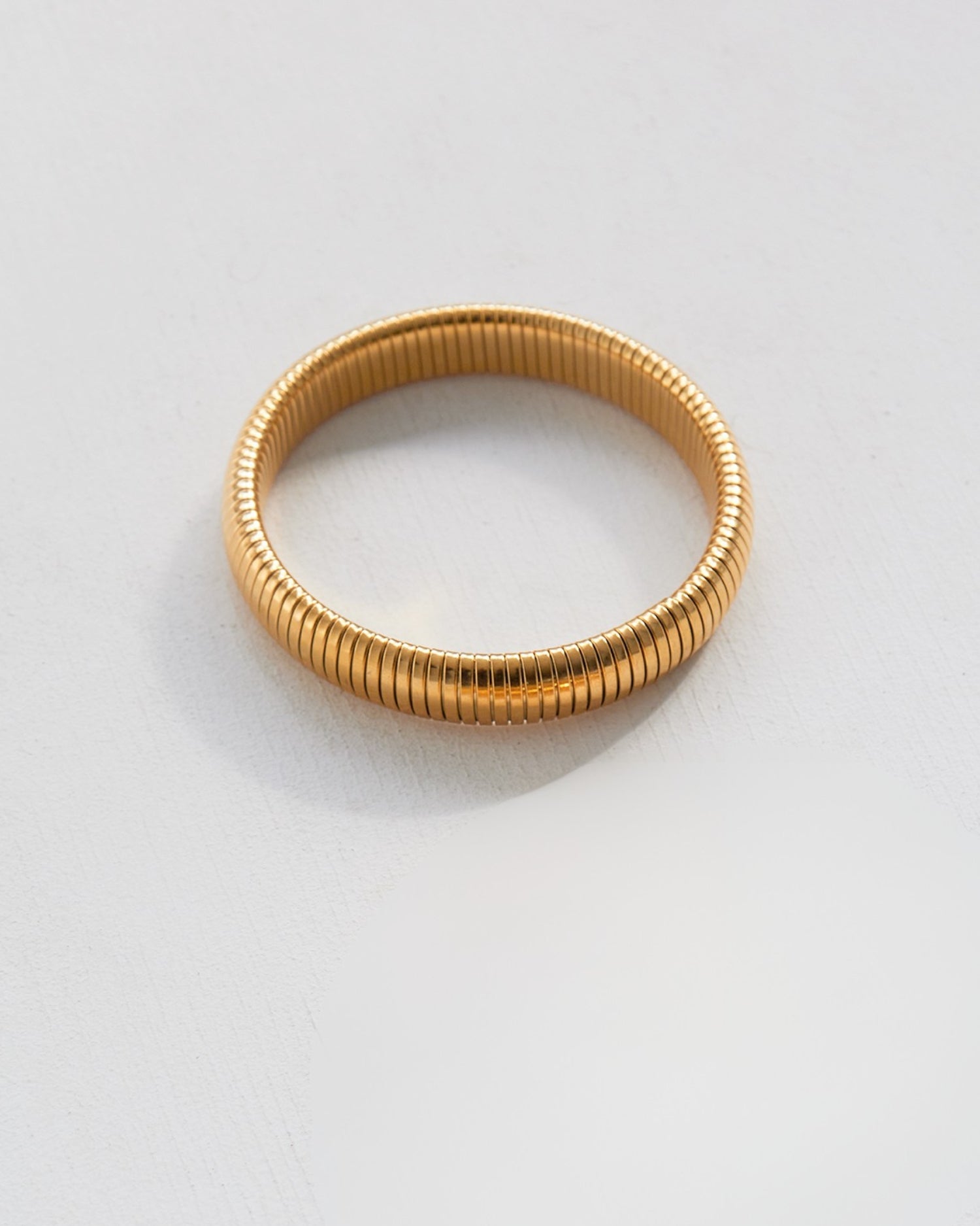 Bracelet bangle Bold Ribbed