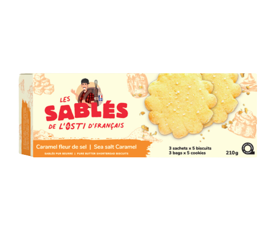 Boite de p'tits Sablés - Caramel fleur de sel