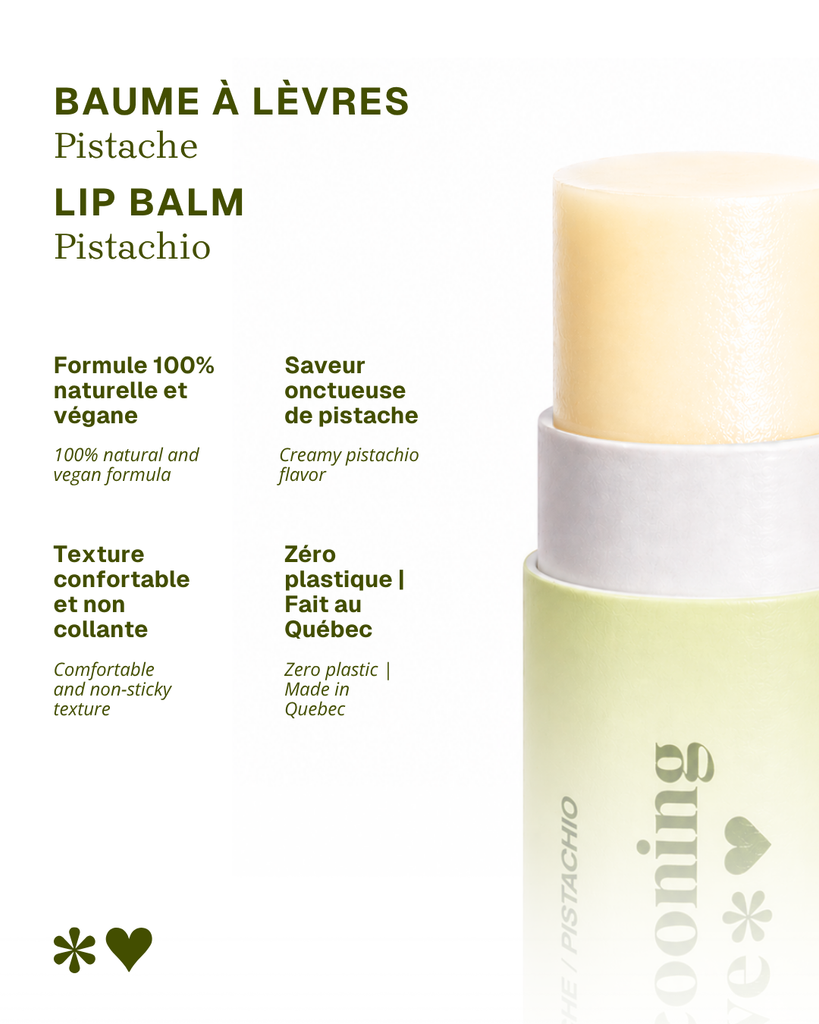 Baume à lèvres - Pistache