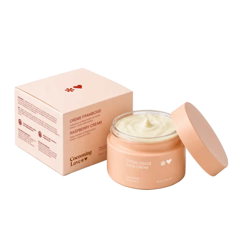 Face cream for combination to oily skin - Raspberry