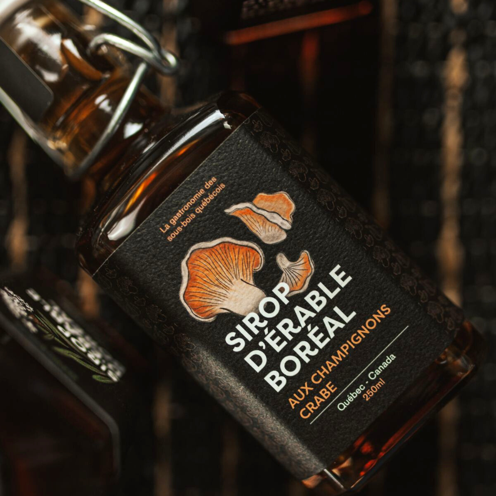 Sirop d'érable boréal - Champignons crabe