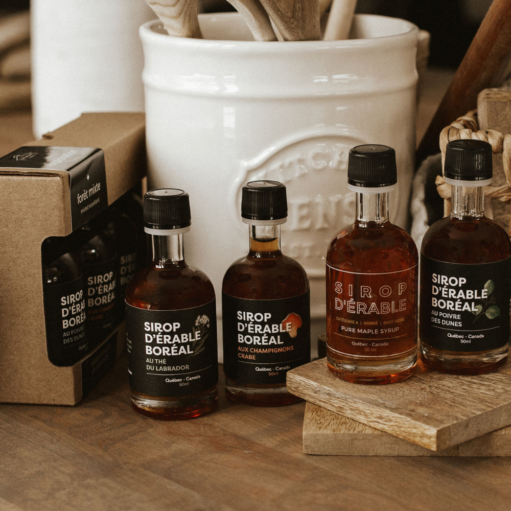 Discovery box of boreal maple syrup - Mixed forest