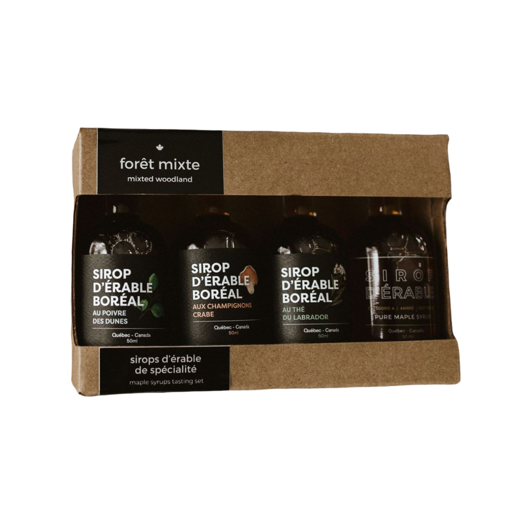 Discovery box of boreal maple syrup - Mixed forest