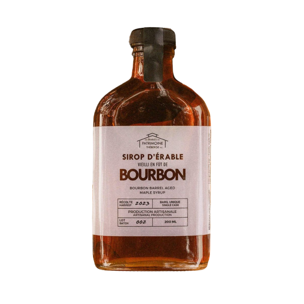 Sirop d'érable vieilli en fût de bourbon