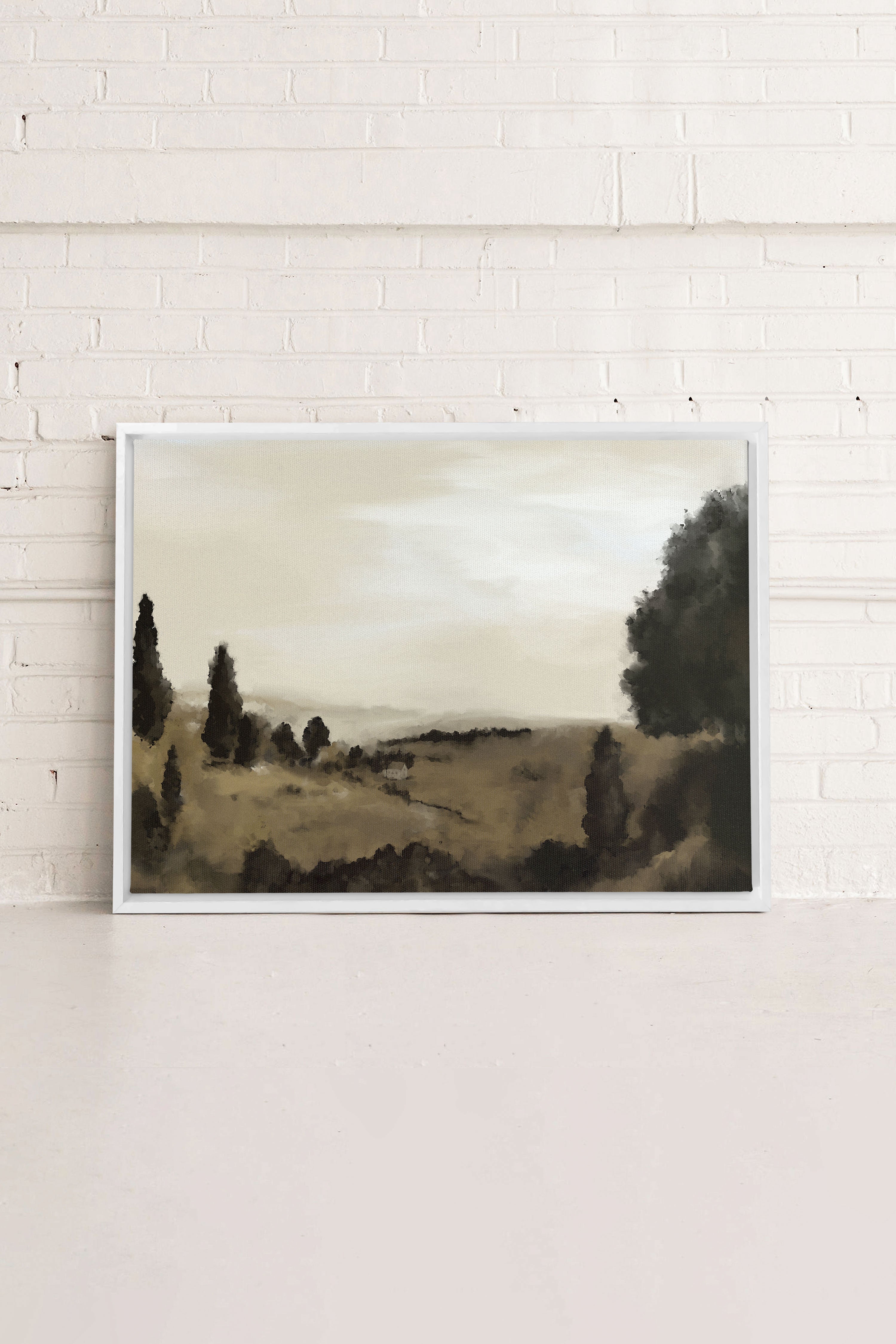 GLEMSFORD MEADOWS, Oeuvre sur toile étirée