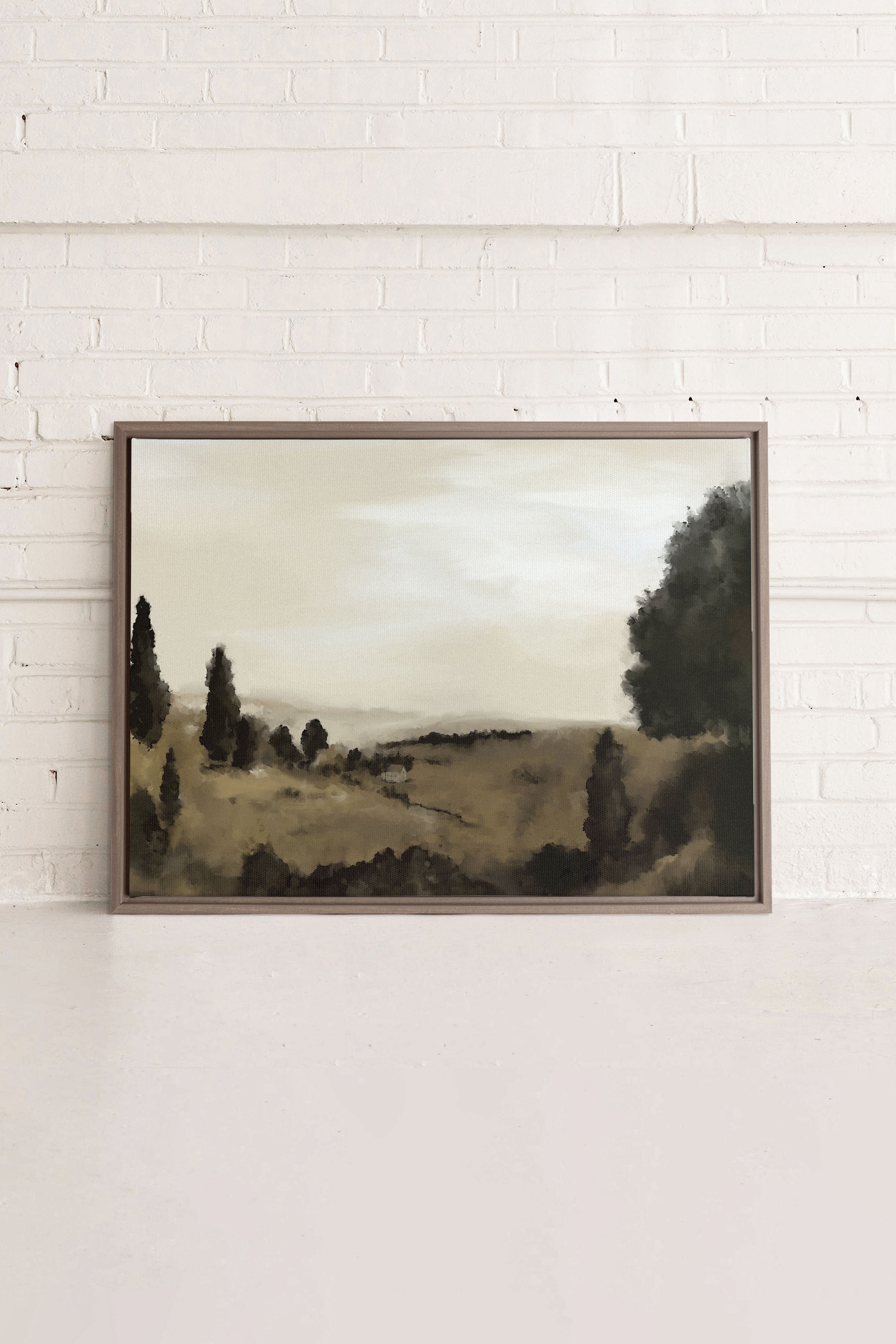 GLEMSFORD MEADOWS, Oeuvre sur toile étirée