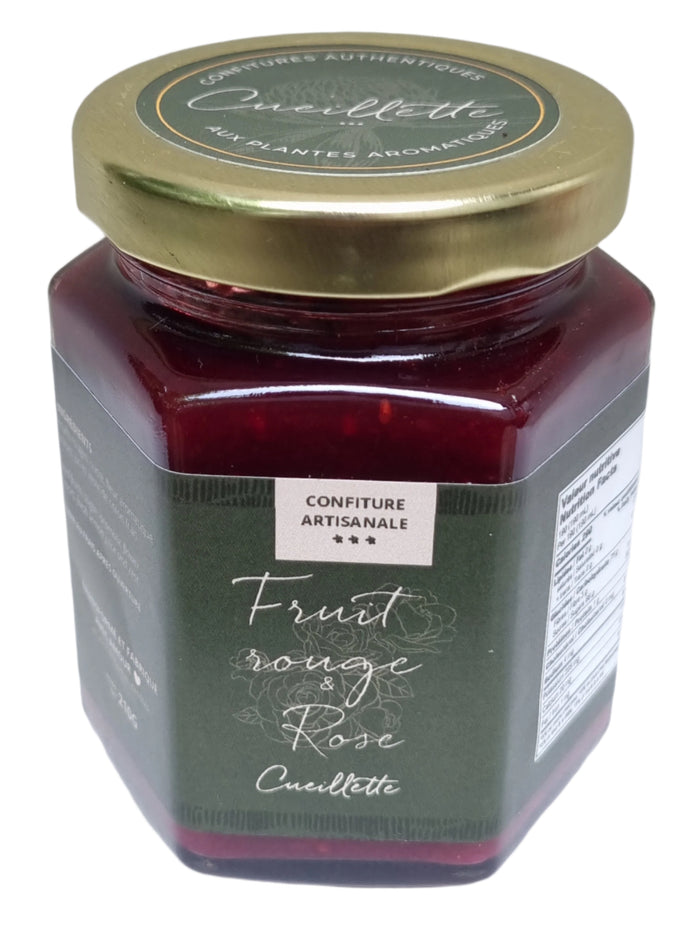 Confiture artisanale - Fruit rouge Rose