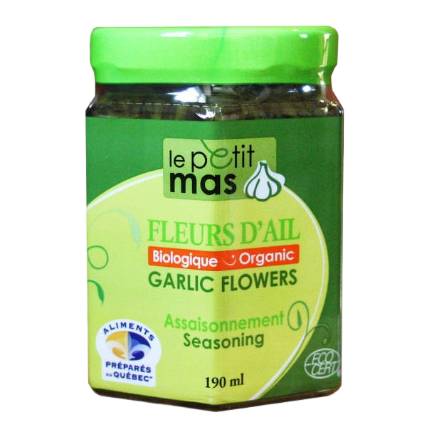 Organic garlic flowers