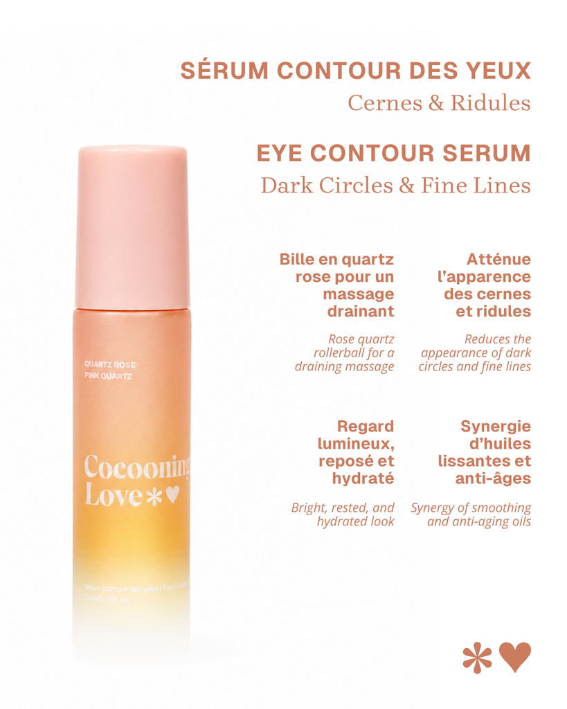 Sérum contour des yeux - Quartz rose