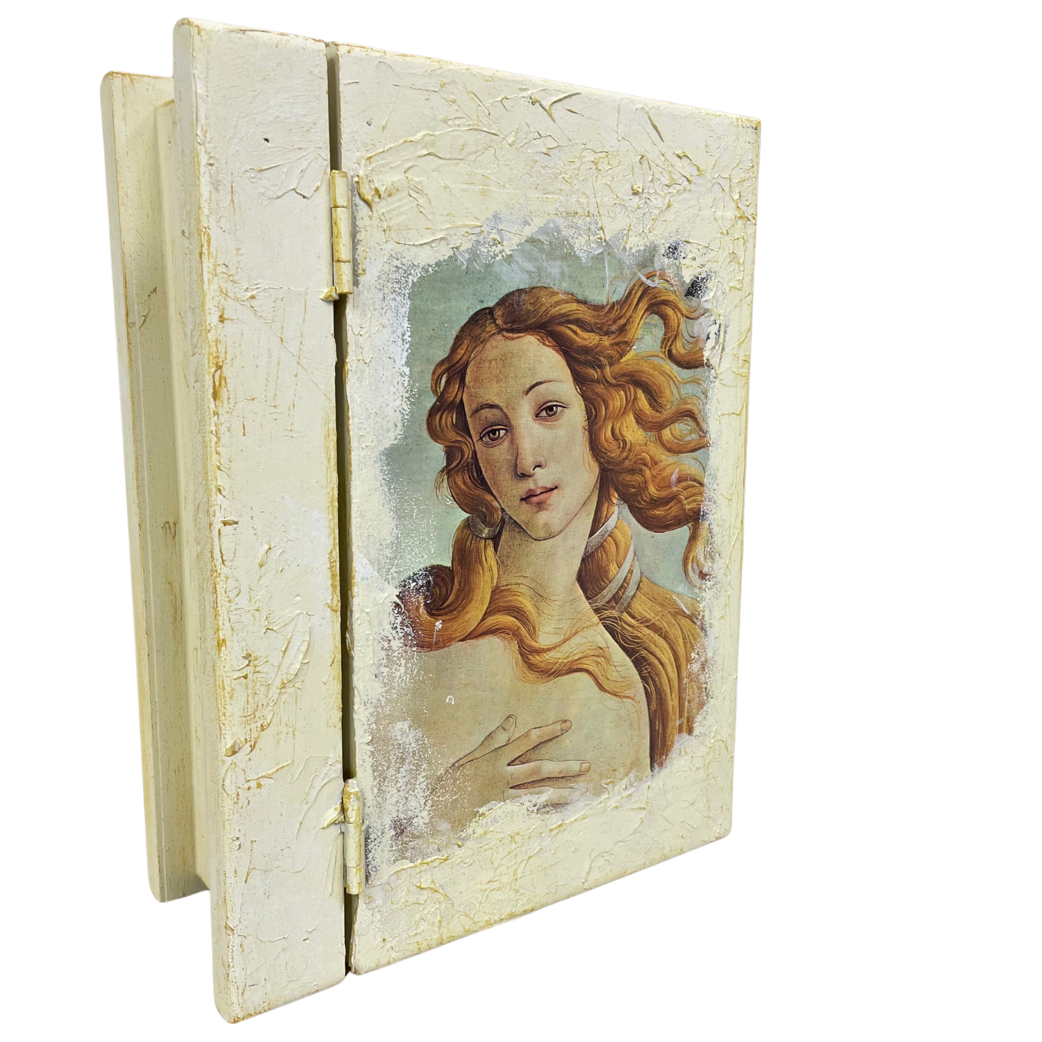 Petit coffre en bois (modèle livre blanc)