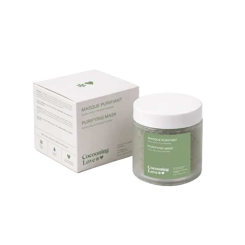 Green face and hair mask - Cleans and purifies