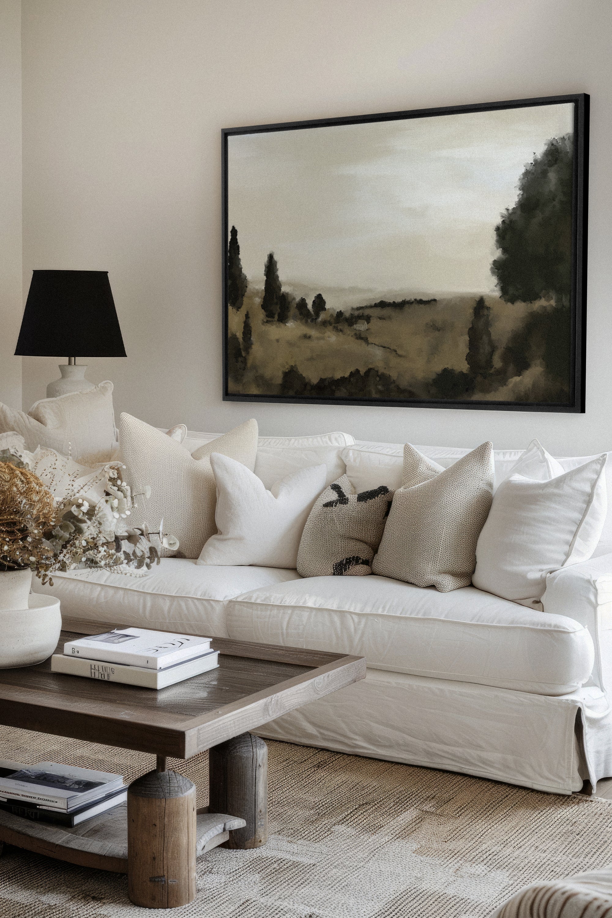 GLEMSFORD MEADOWS, Oeuvre sur toile étirée
