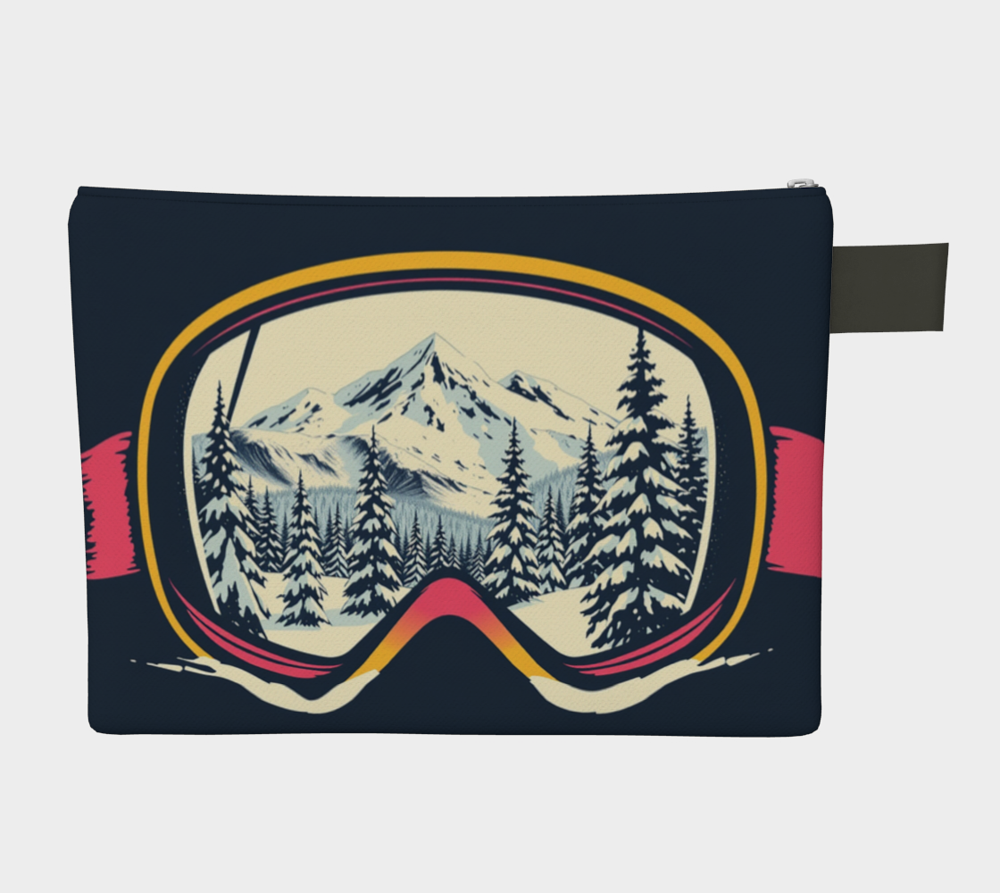 Sac à main de type robuste pour lunettes de ski